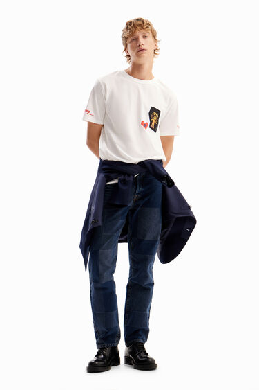 Samarreta pegats esfinx | Desigual