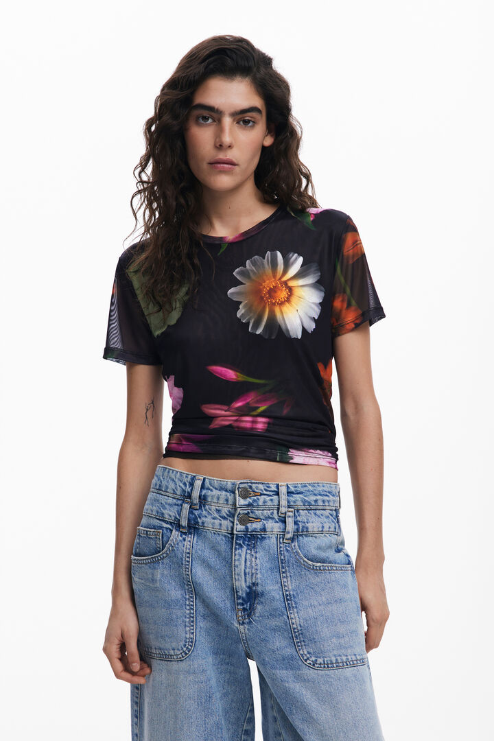Camiseta tul estampada | Desigual