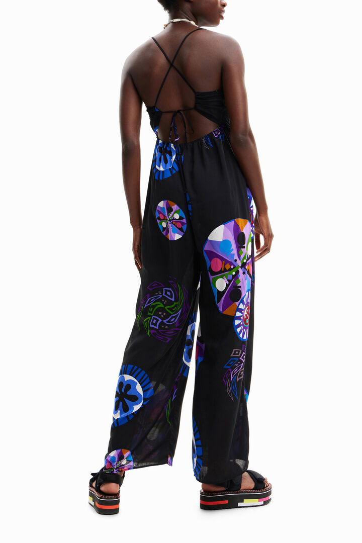 M. Christian Lacroix long strappy jumpsuit | Desigual