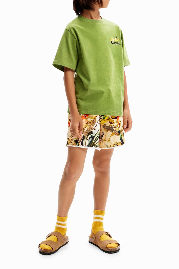 Lemon reptile T-shirt | Desigual
