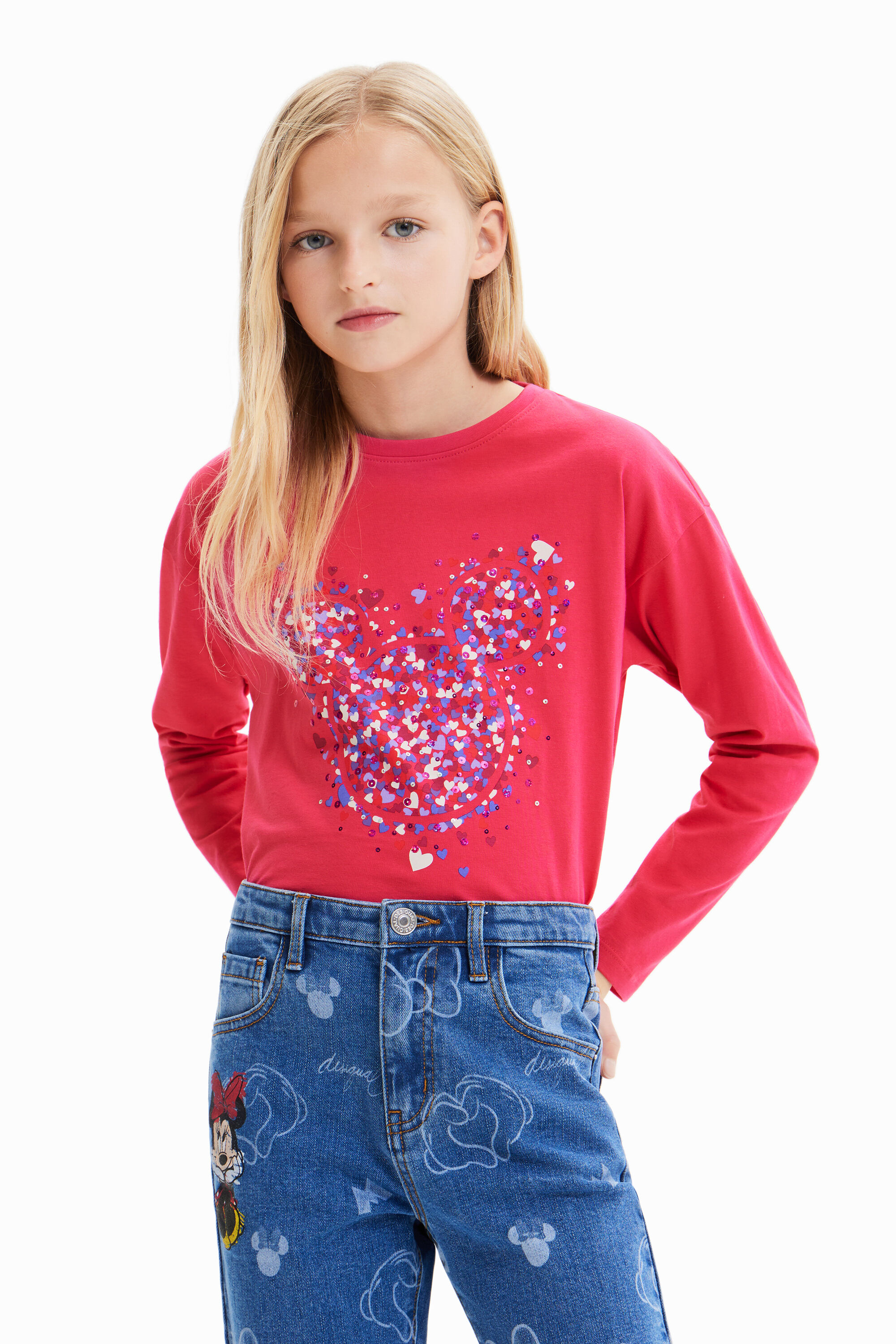 Desigual Mickey Mouse heart T-shirt