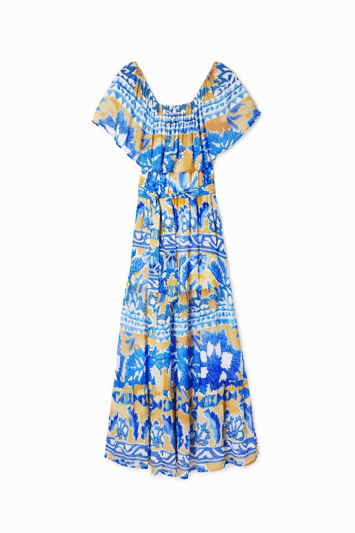 Vestido largo arty Stella Jean | Desigual