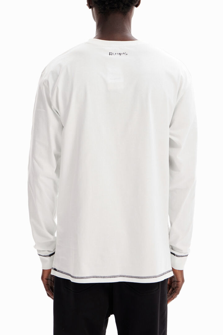 Camiseta manga larga oversize | Desigual