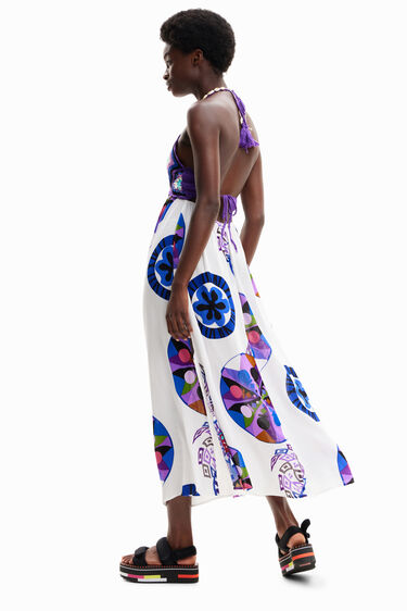 Vestido largo crochet M. Christian Lacroix | Desigual