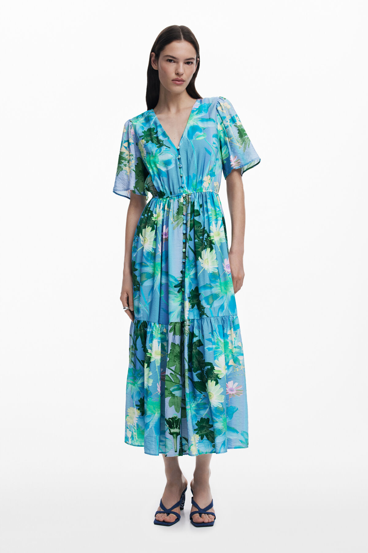 花柄シャツワンピース 女性用 I Desigual.com