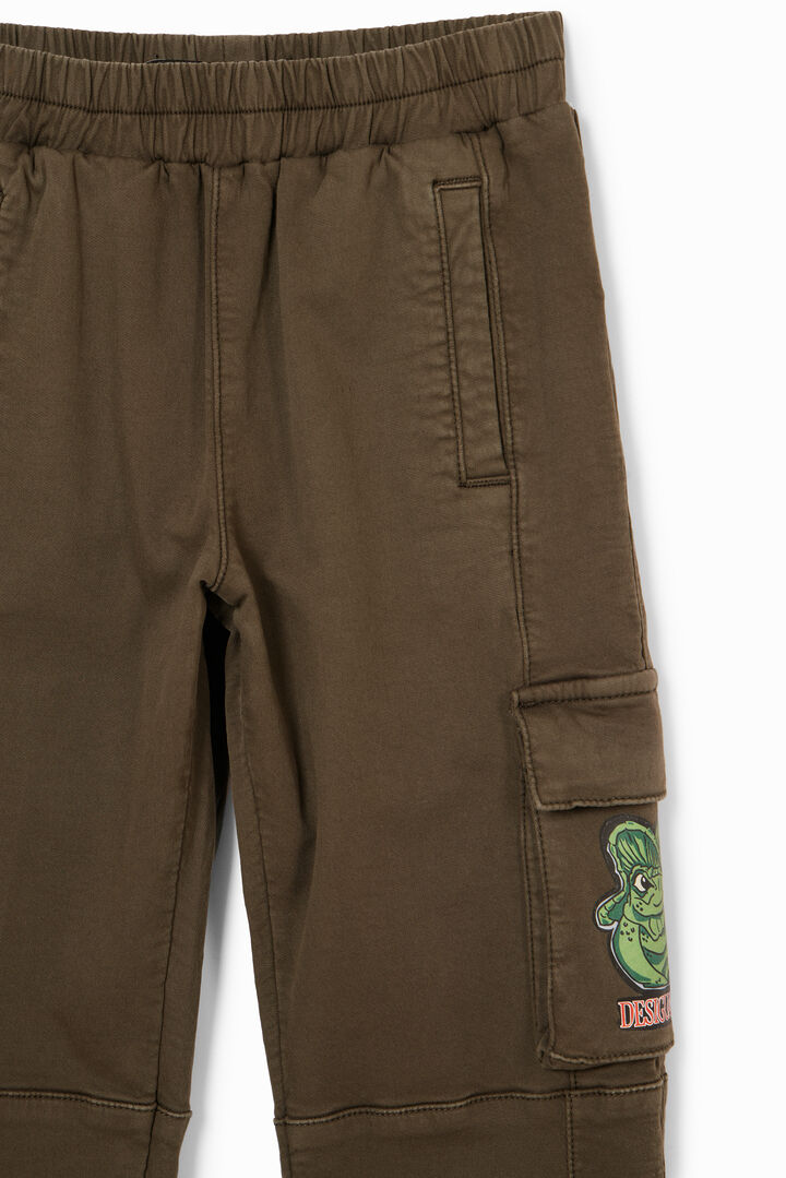Pantalón largo jogger bolsillos cargo | Desigual