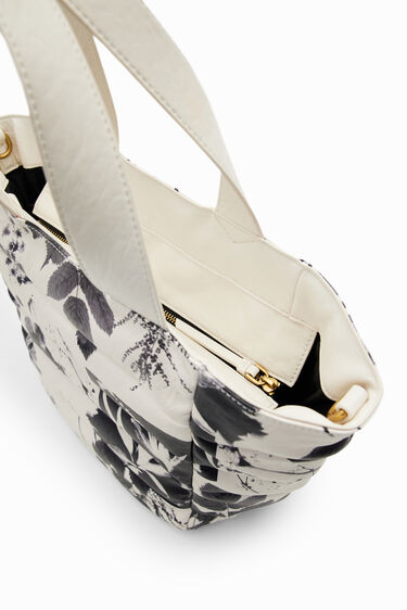 Midsize leaf tote bag | Desigual