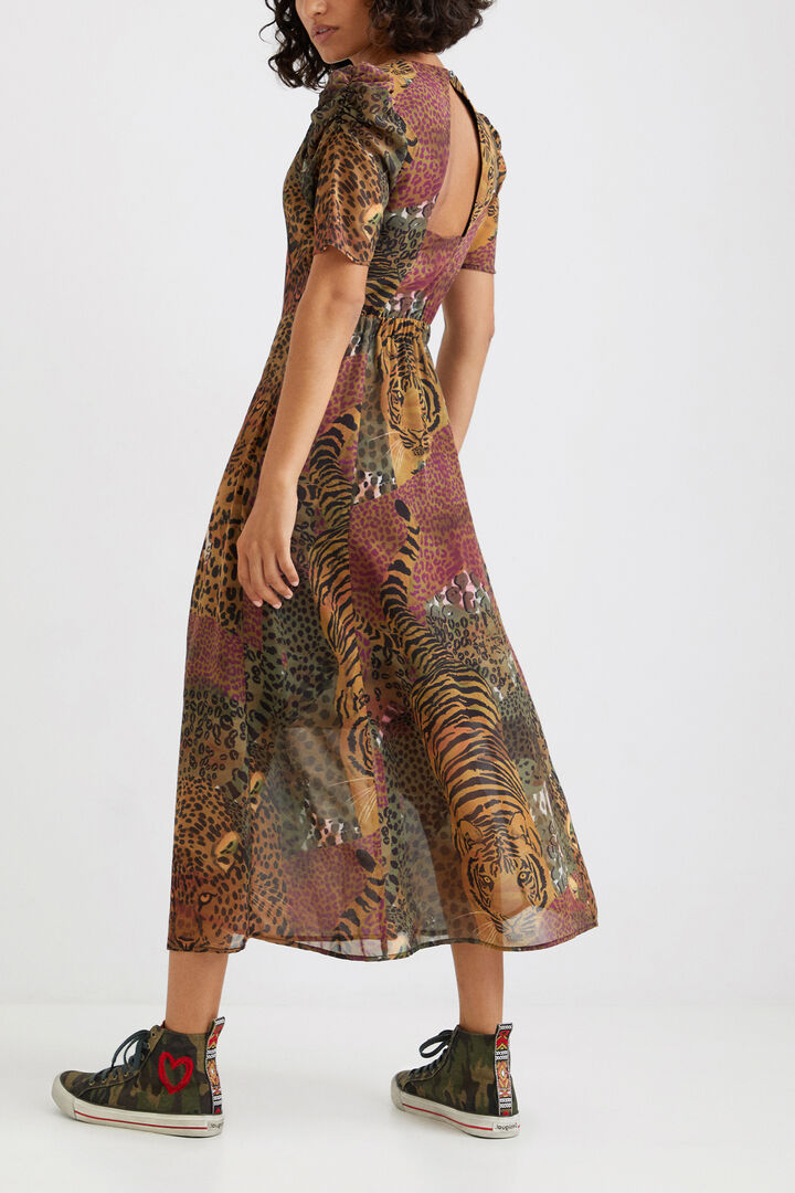 Short sleeve midi-dress | Desigual