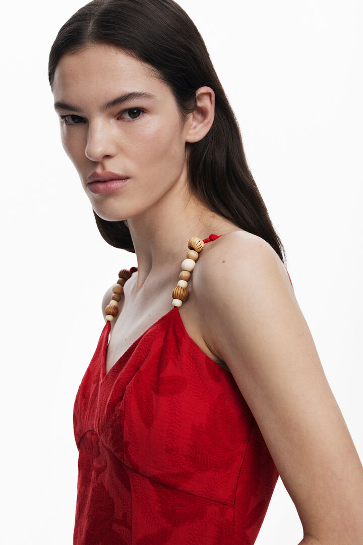 Beaded strap dress | Desigual