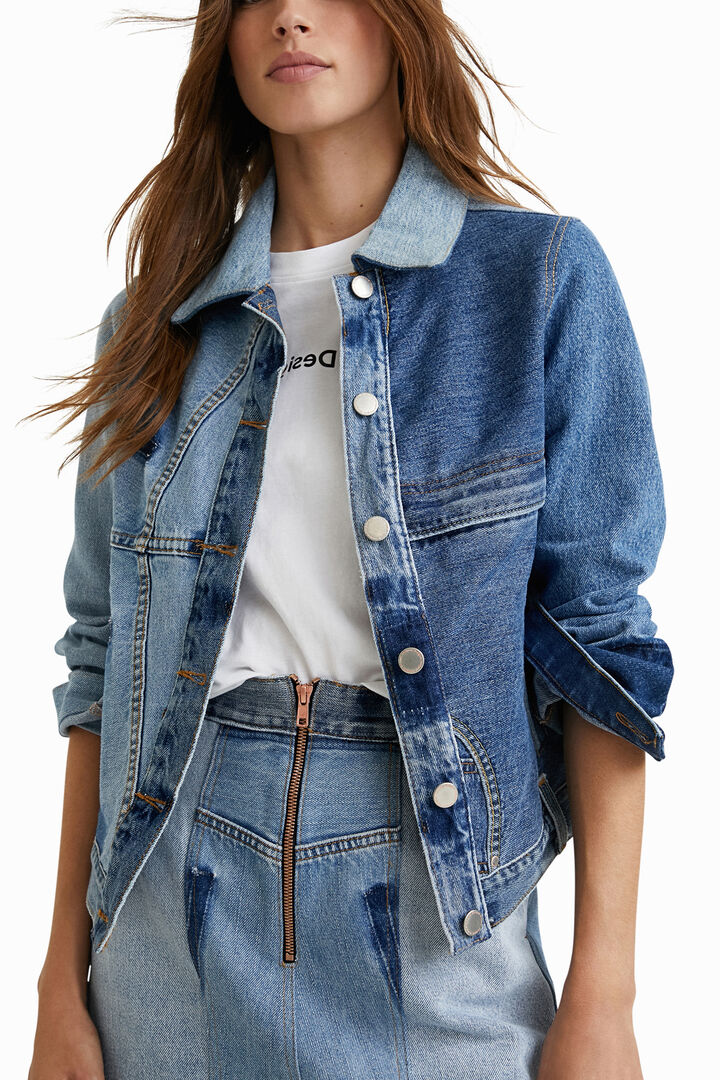 Chaqueta vaquera trucker upcycling | Desigual