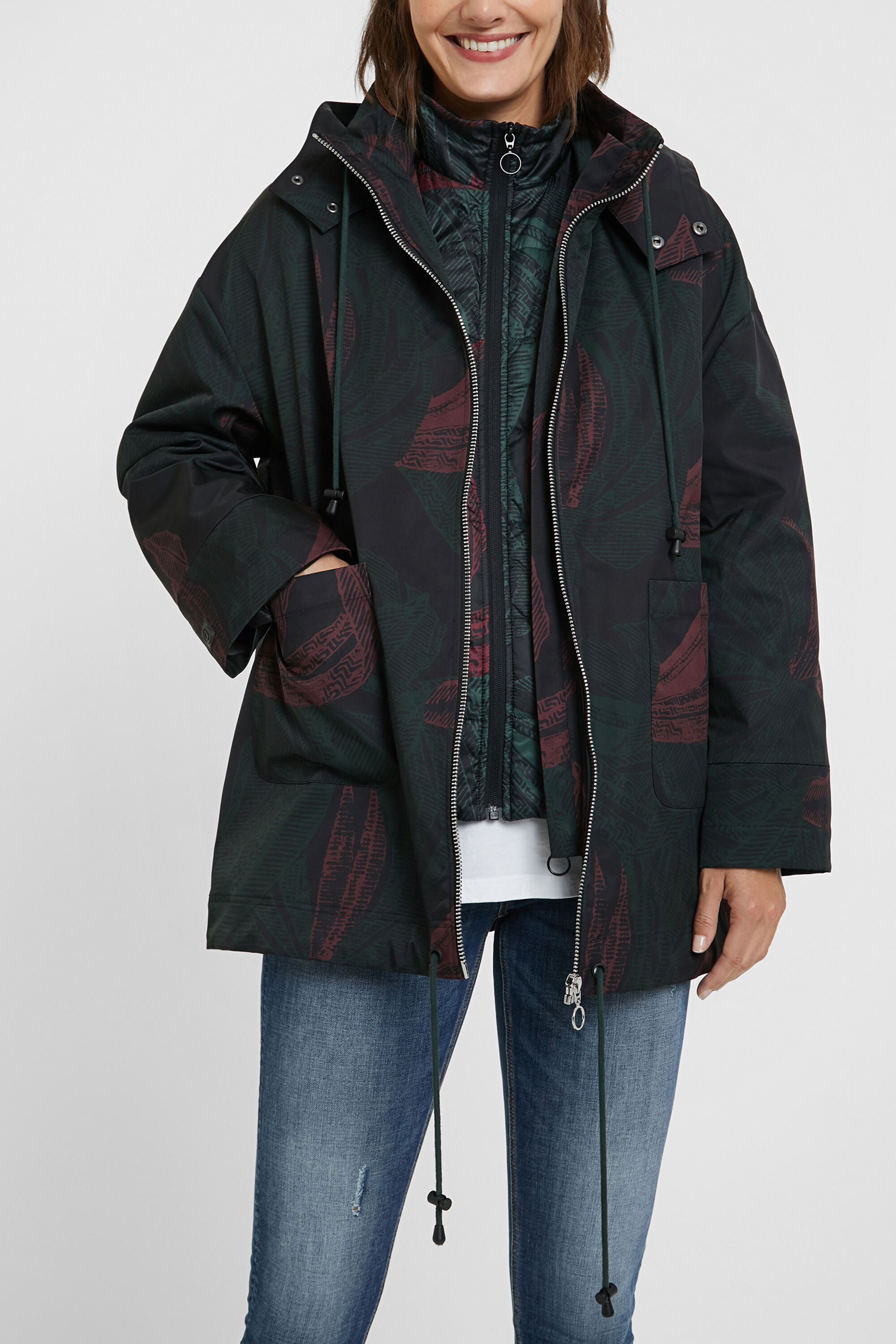 Chubasquero desigual clearance