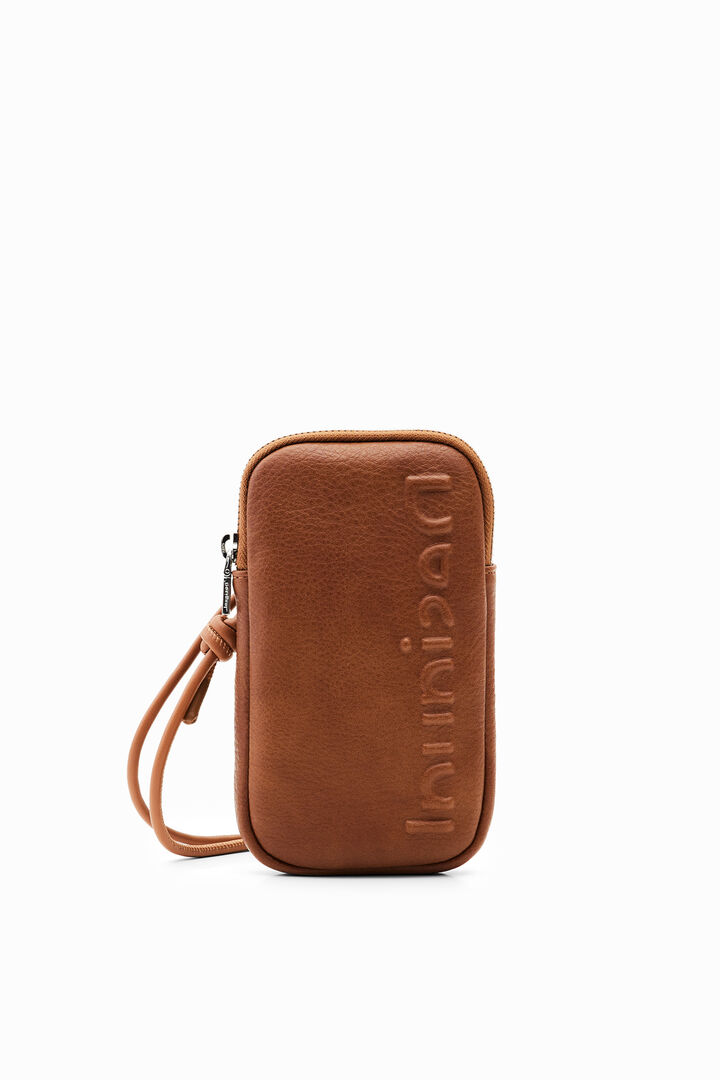 Leather-effect wallet smartphone holder | Desigual