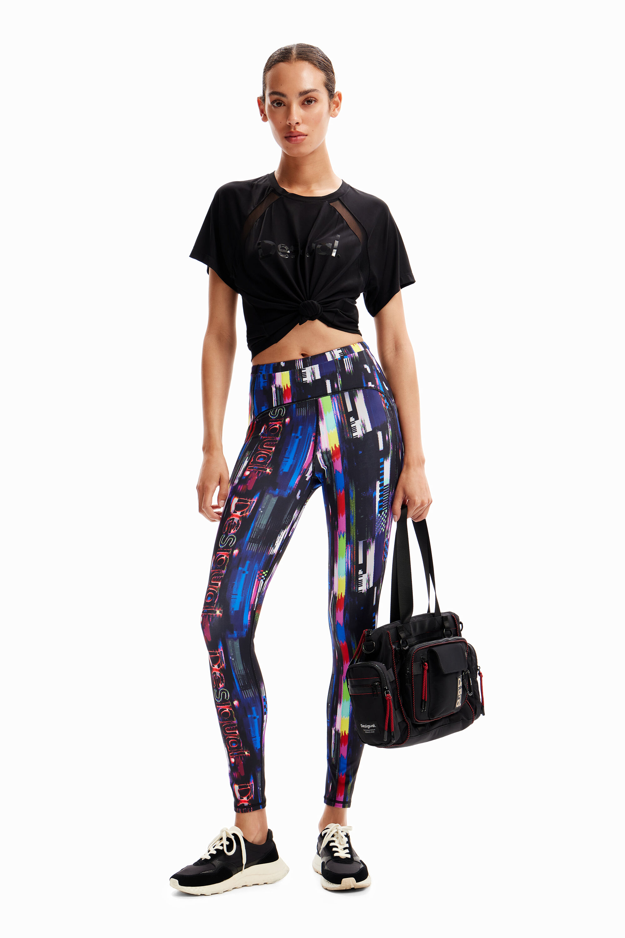 Desigual Leggings sportivi digitali