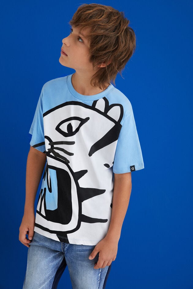 T-shirt met tijger