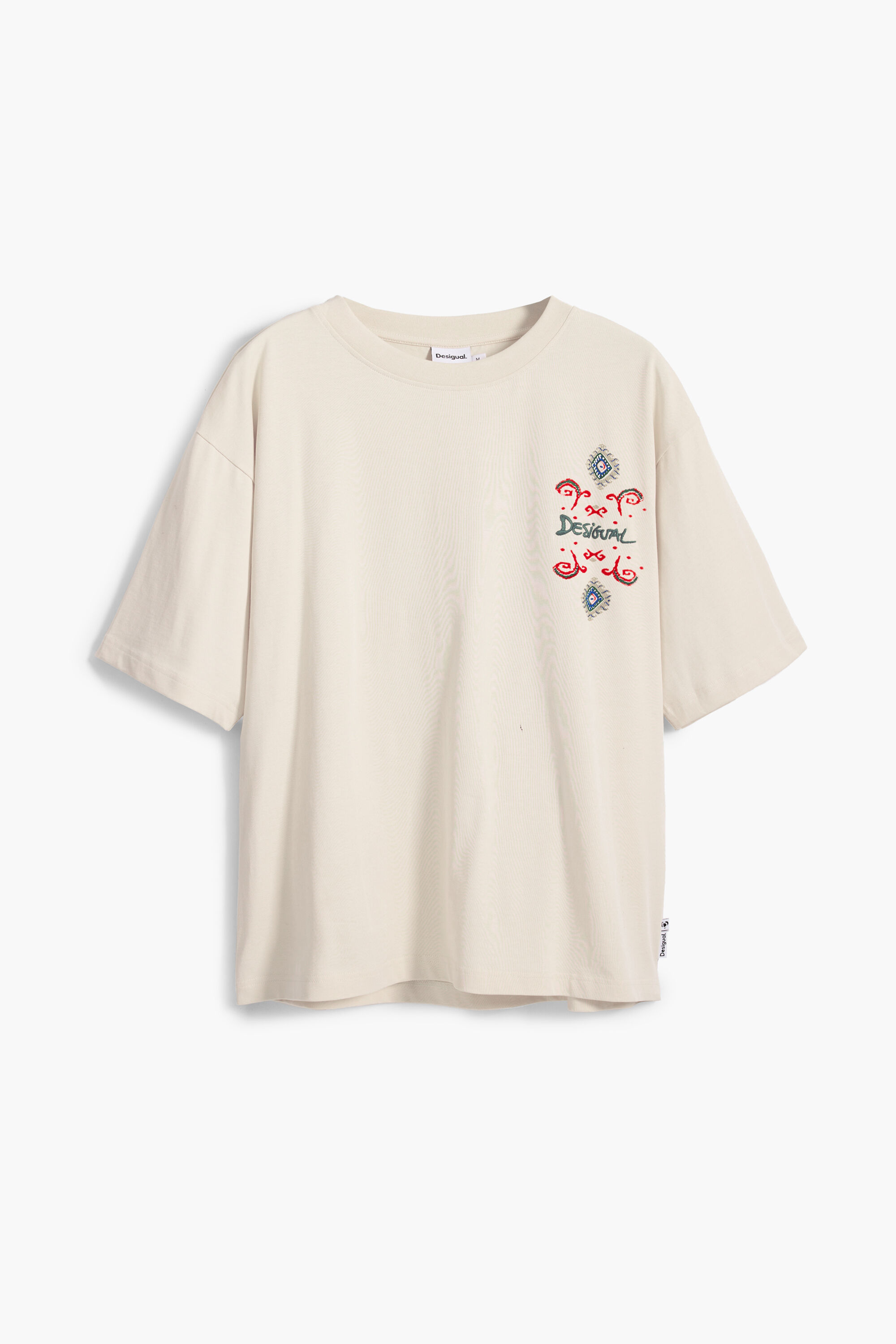 美品 希少 desigual ジャガード 総柄シャツ エスニック 幾何学 新着ファッション - 美品 希少 desigual ジャガード 総柄シャツ