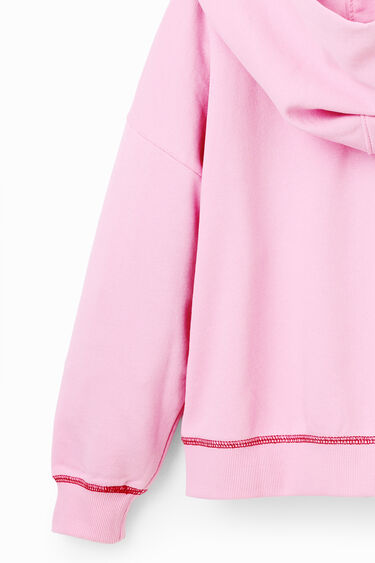Sequinned Pink Panther sweatshirt | Desigual