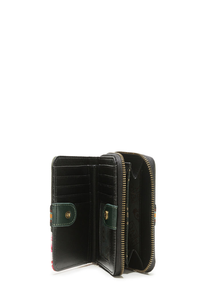 Wallet Magnetic Military Flores | Desigual