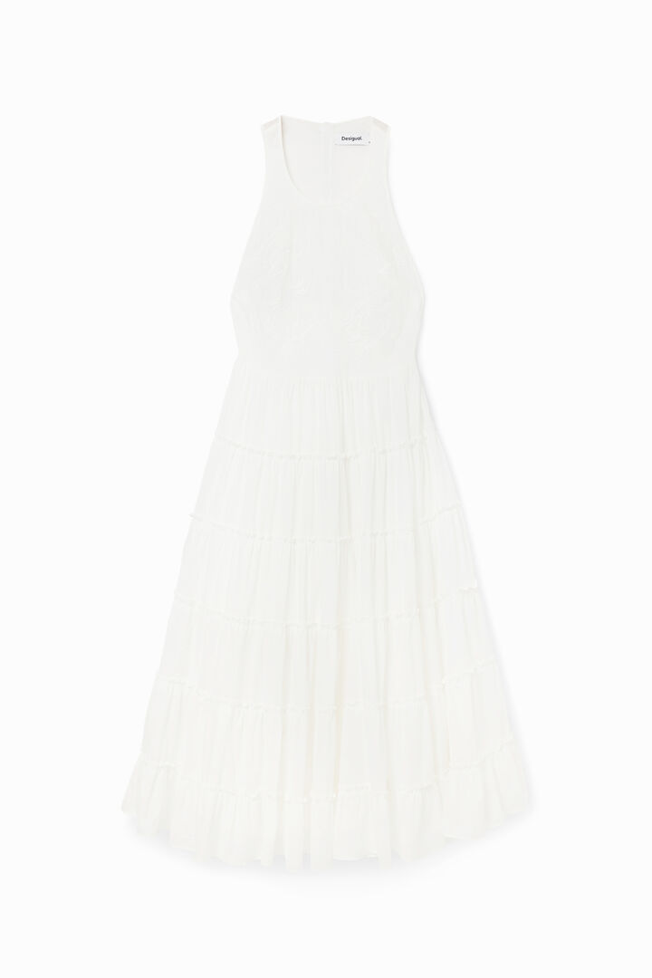 M. Christian Lacroix plunging midi dress | Desigual