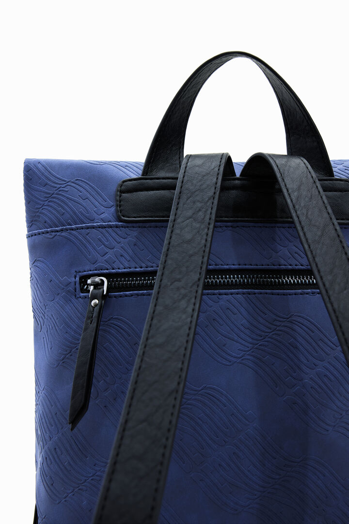 Flap and logo backpack | Desigual