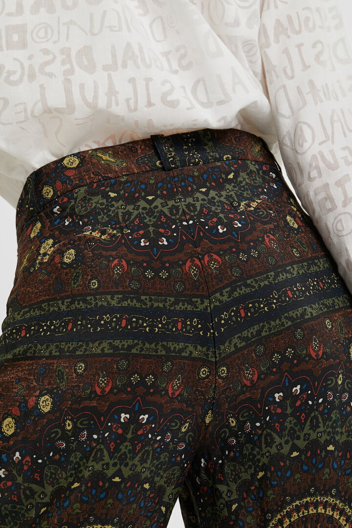 Pantalón campana hindú | Desigual