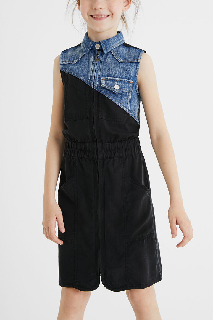 Vestit camiser bimatèria | Desigual