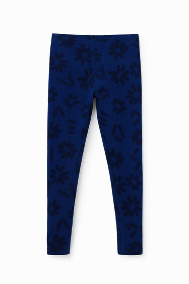 Leggings largos flores | Desigual