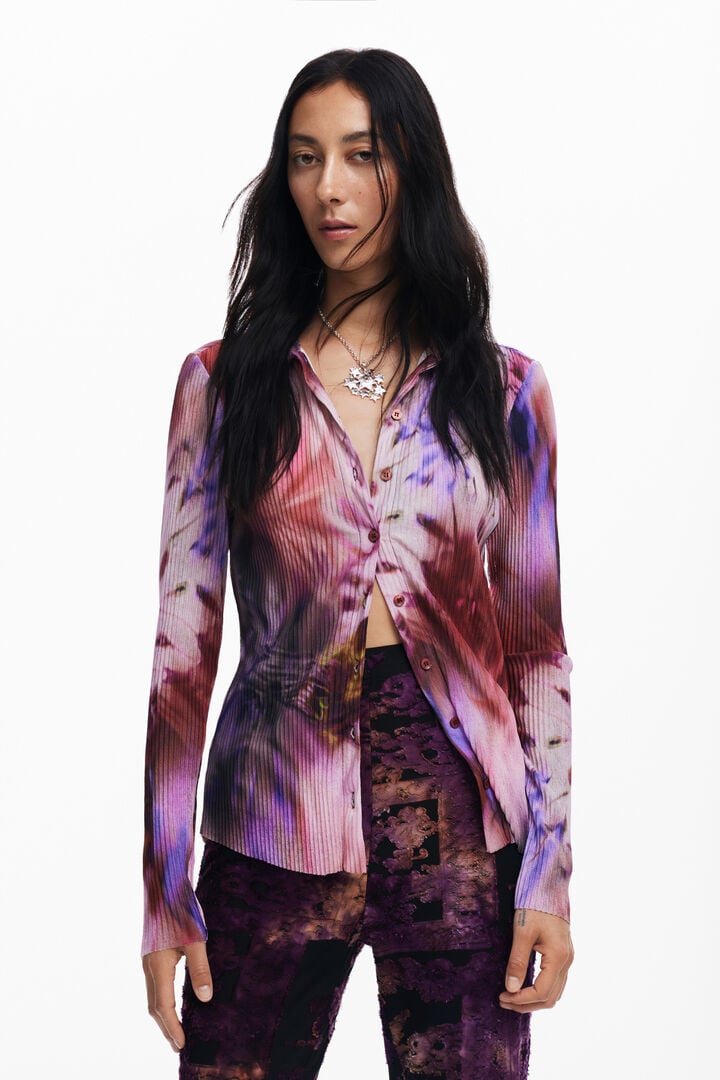 Tie-dye print shirt