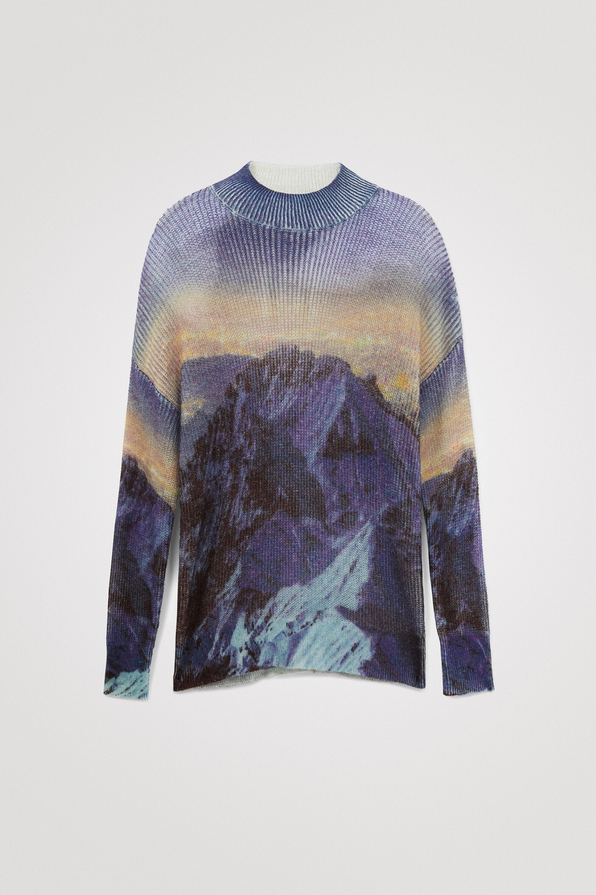 Long knit jumper