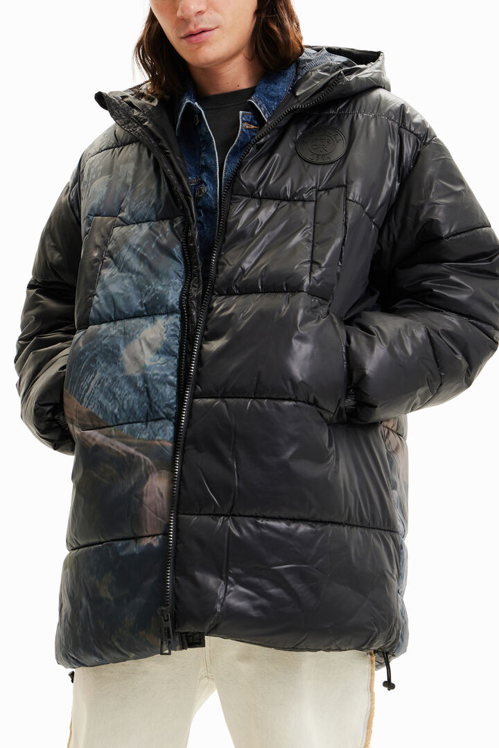 Long puffer coat | Desigual