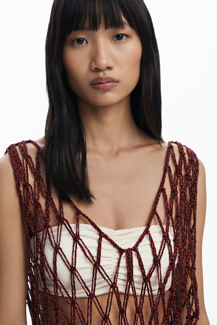 Wrap dress red | Desigual