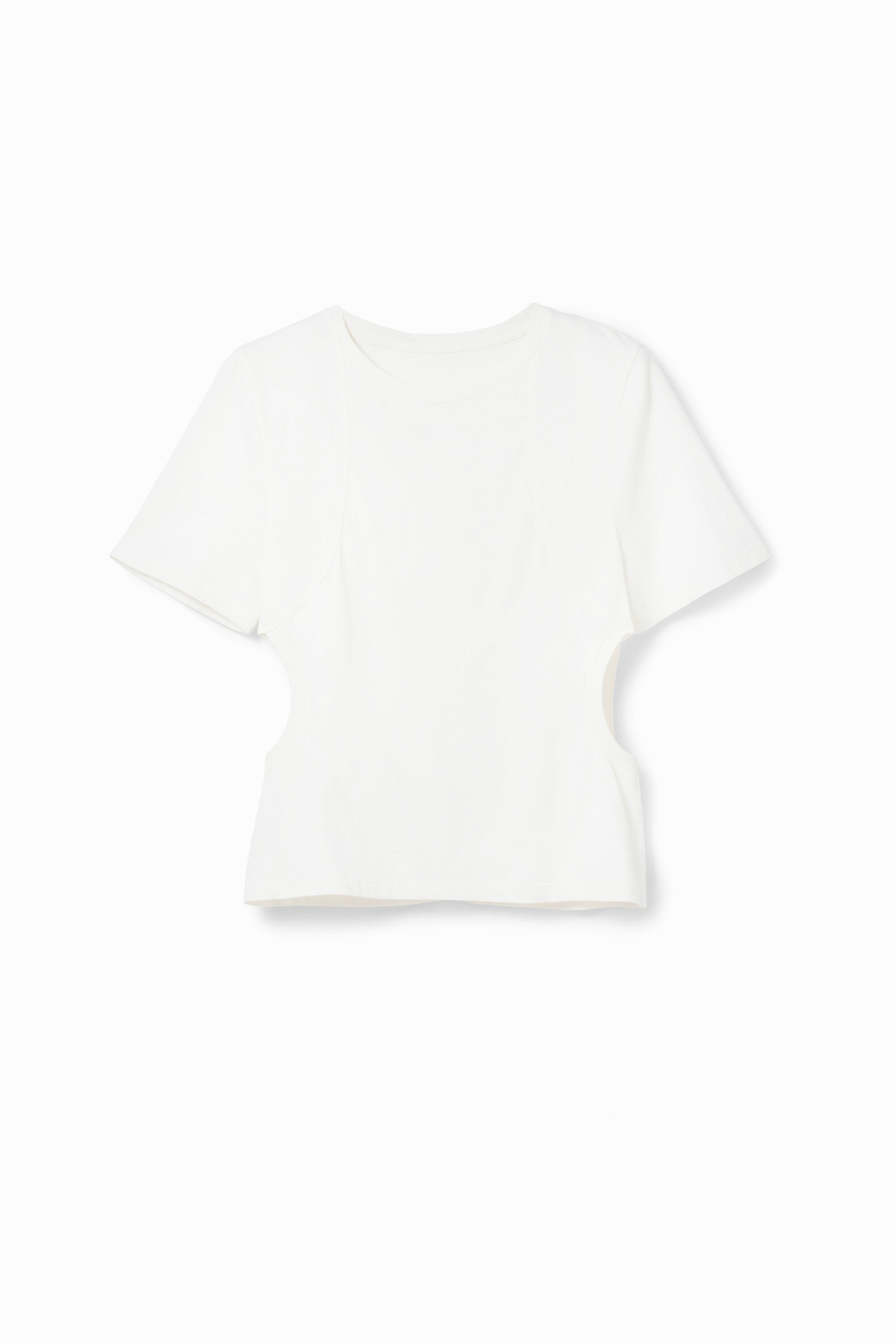 Desigual T-shirt met cut-outs Maitrepierre - WHITE