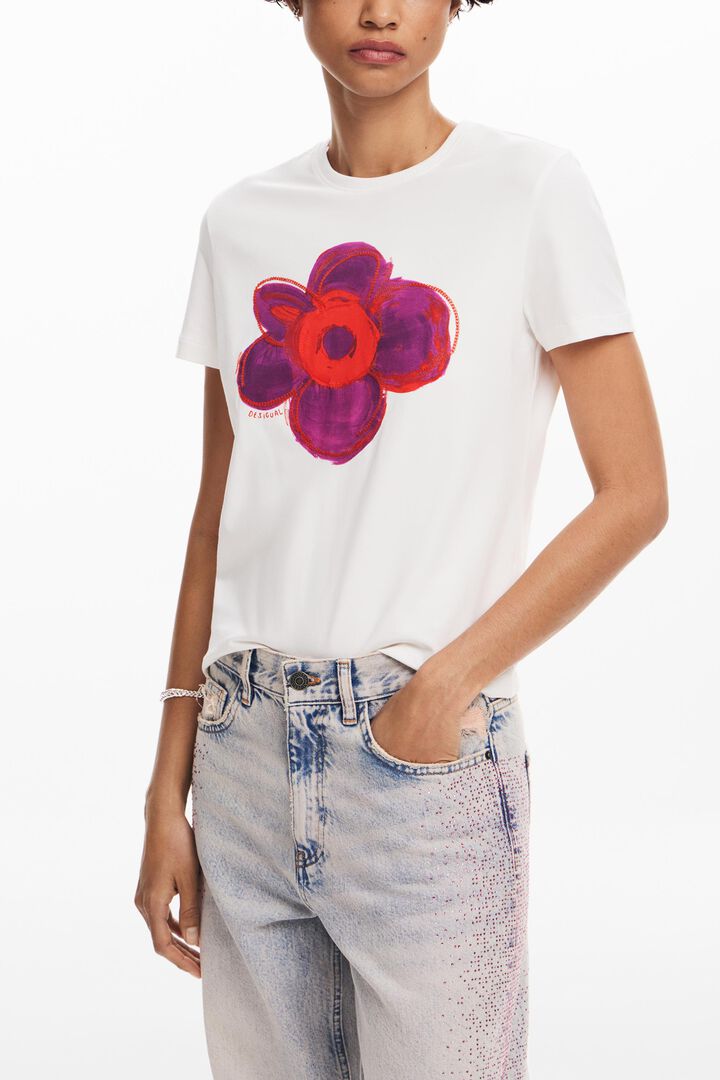 Floral print T-shirt | Desigual