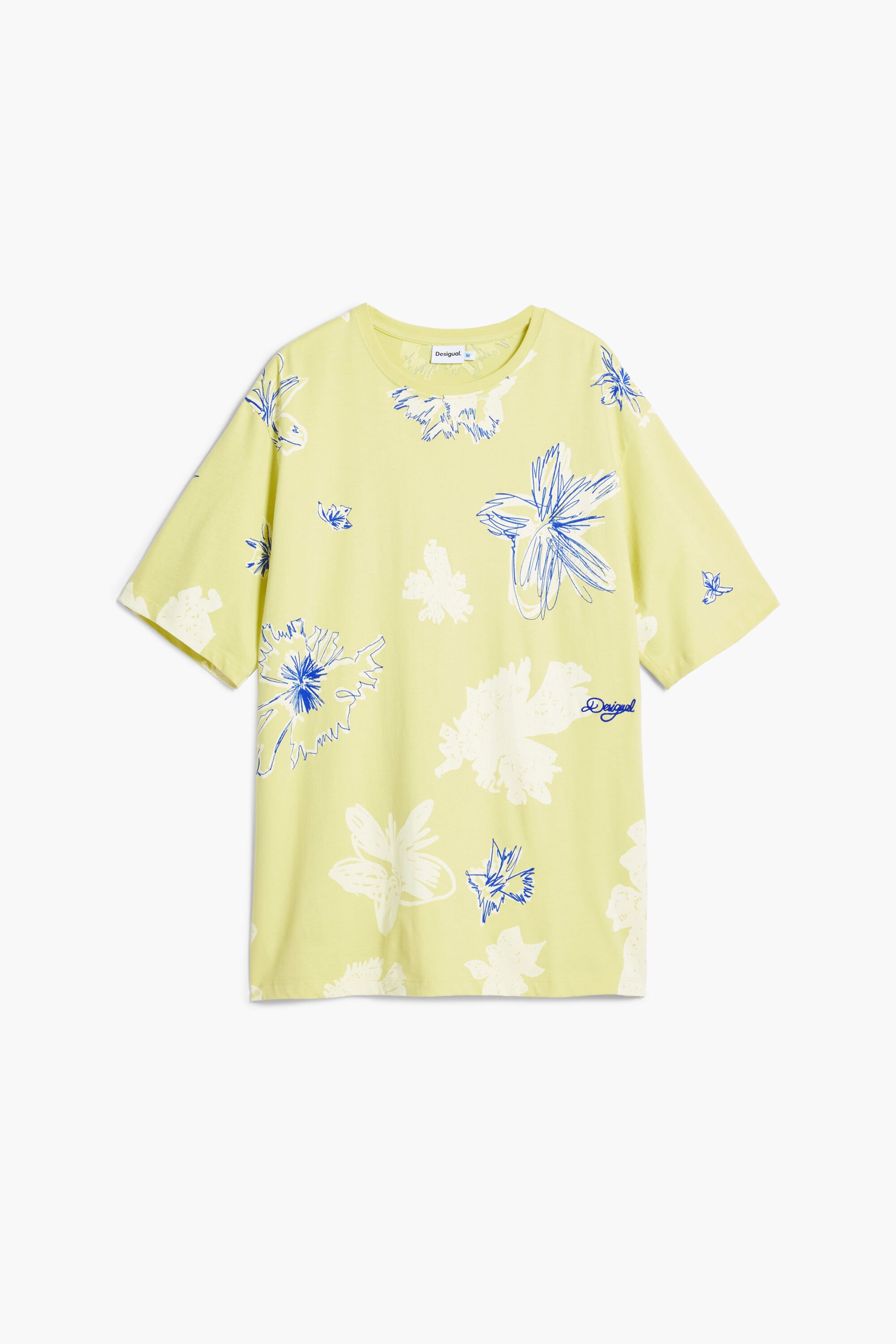 Short-sleeve T-shirt with leaves men's I Desigual.com