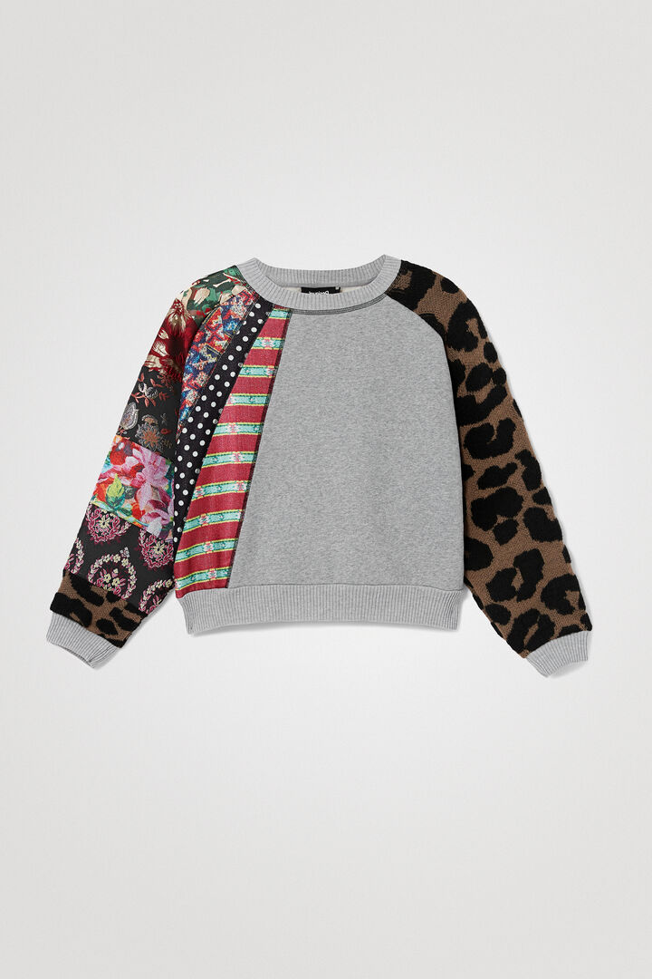 Sudadera felpa patch | Desigual