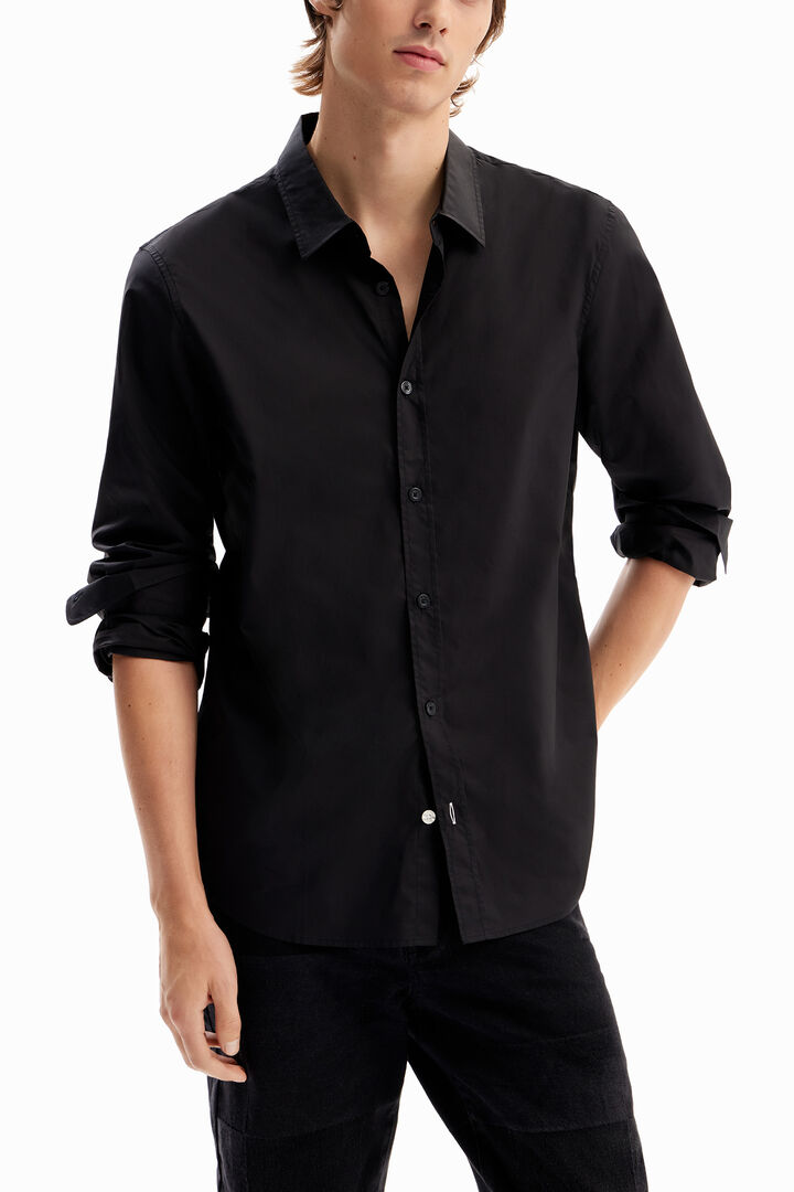 Basic-Hemd kontrastierende Details | Desigual