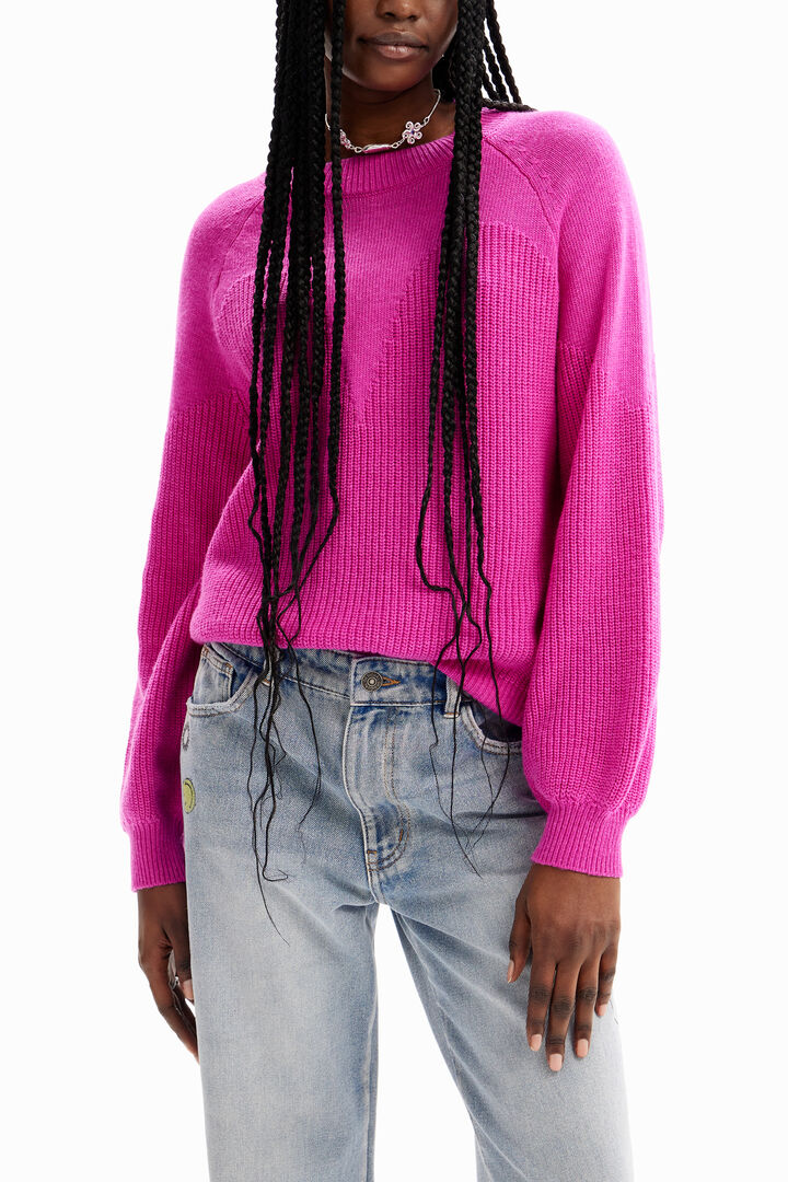 Pull uni transparences | Desigual