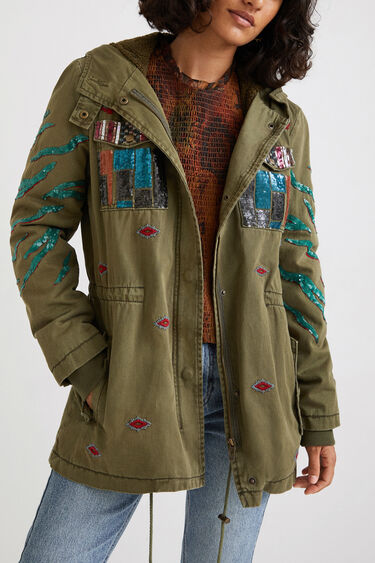 Parka militare cappuccio | Desigual