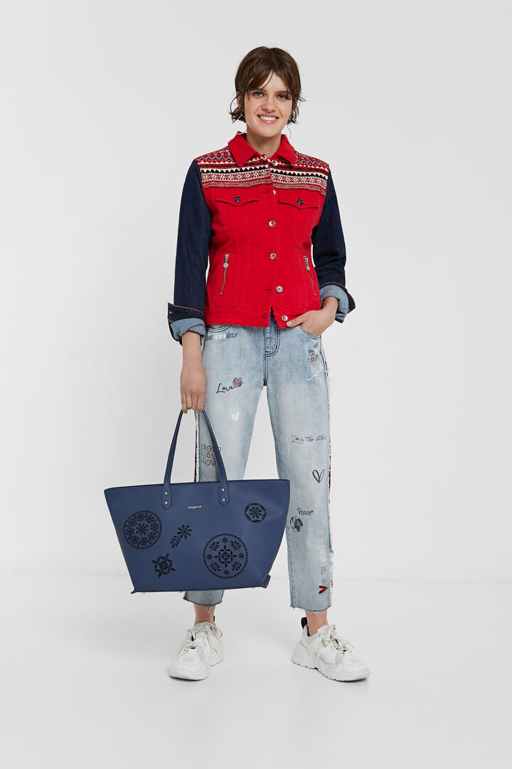 Bolso shopping troquelados | Desigual