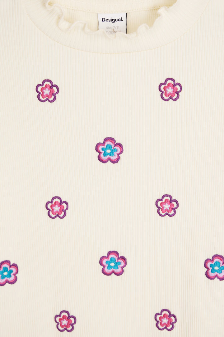 Camiseta manga larga flores | Desigual