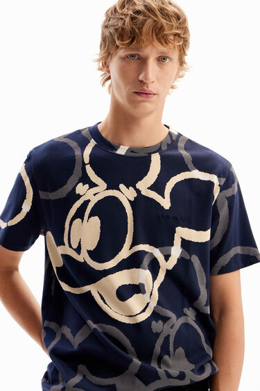 Künstlerisches T-Shirt Micky Maus | Desigual