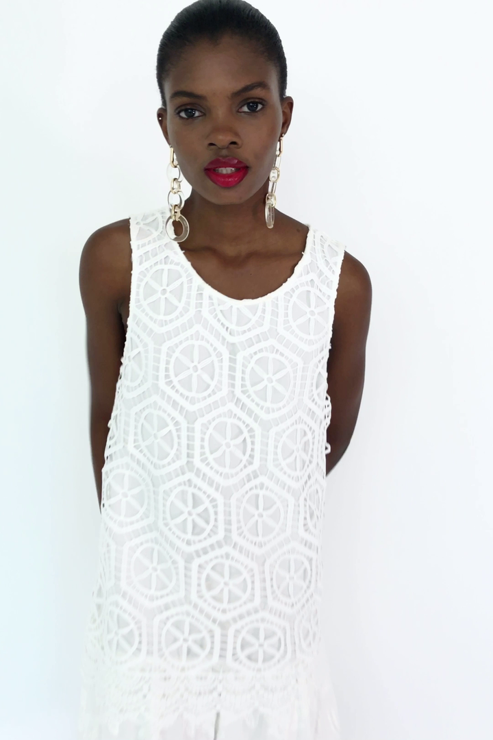 Lace Layer Dress Yo no soy la novia Designed by M. Christian Lacroix | Desigual