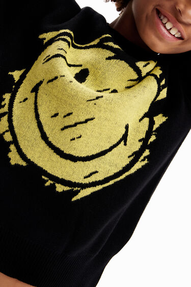 Jersey jacquard Smiley® | Desigual