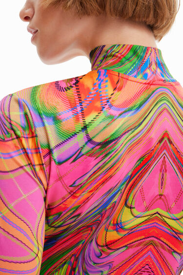 María Escoté slim midi dress | Desigual