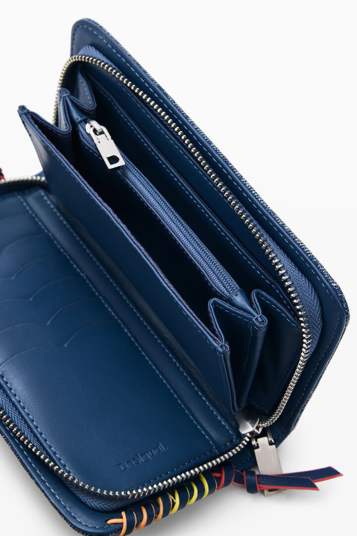 Medium denim wallet heart | Desigual