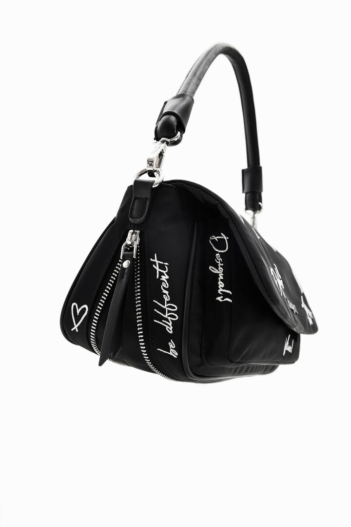 Midsize embroidered crossbody bag | Desigual