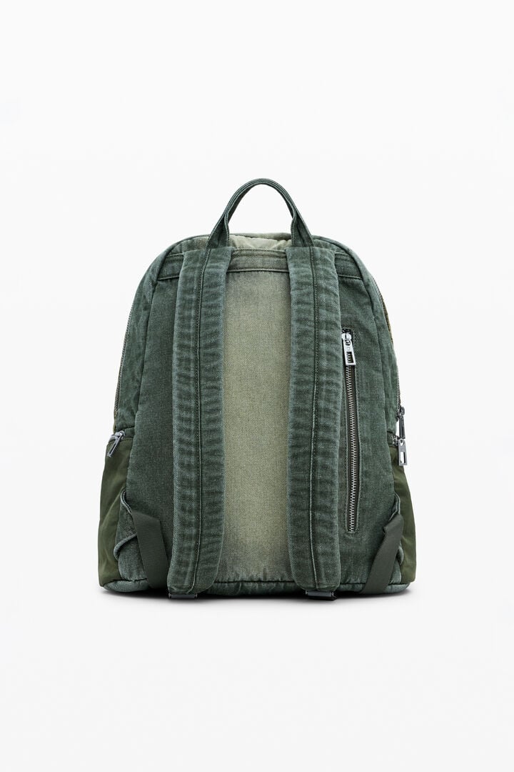 Grand sac à dos en denim combiné | Desigual
