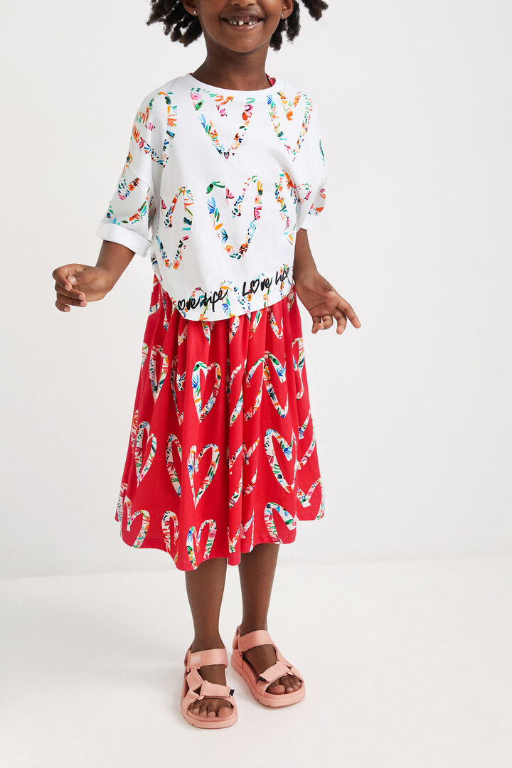 Camiseta corazones | Desigual