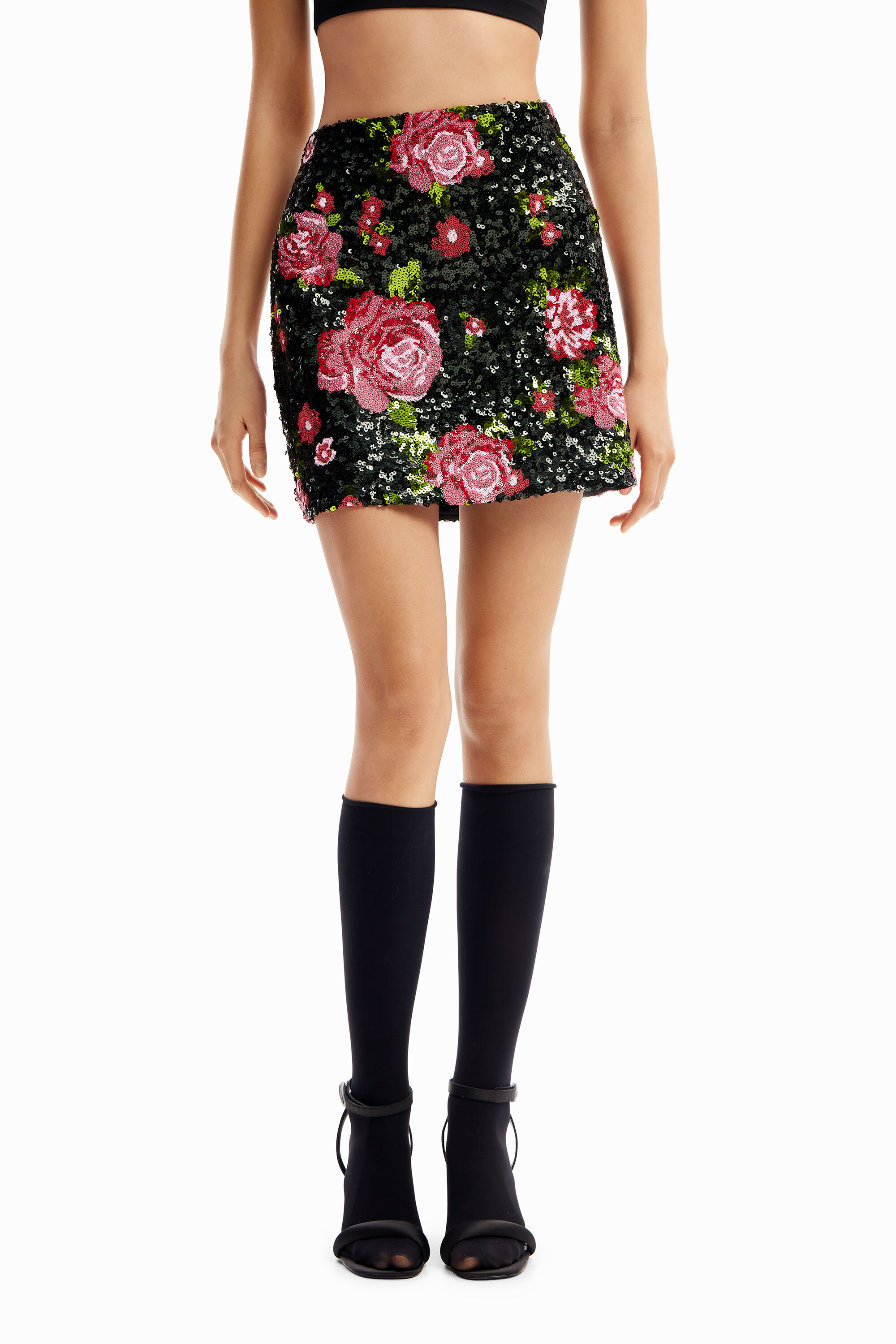 Minifalda desigual best sale