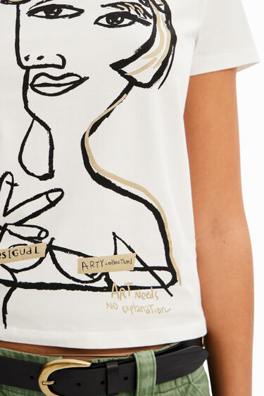Camiseta cara arty | Desigual