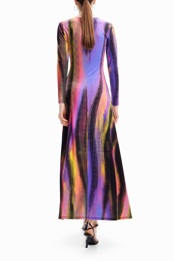 Vestido largo slim María Escoté | Desigual